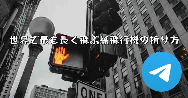 <b>世界で最も長く飛ぶ紙飛行機の折り方</b>