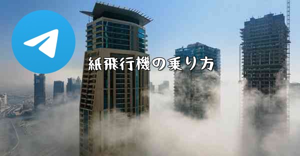 紙飛行機の乗り方