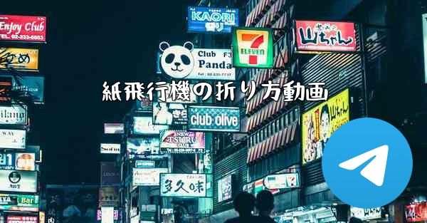 <b>紙飛行機の折り方動画</b>