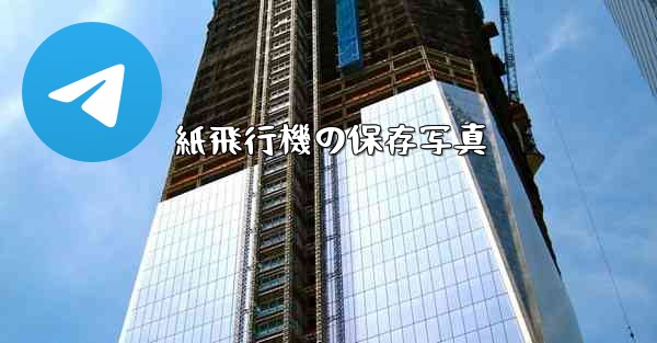 紙飛行機の保存写真