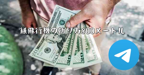 紙飛行機の折り方800メートル