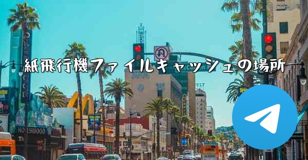 <b>紙飛行機ファイルキャッシュの場所</b>