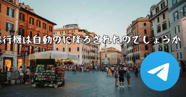 なぜ紙飛行機は自動のに降ろされたのでしょうか
