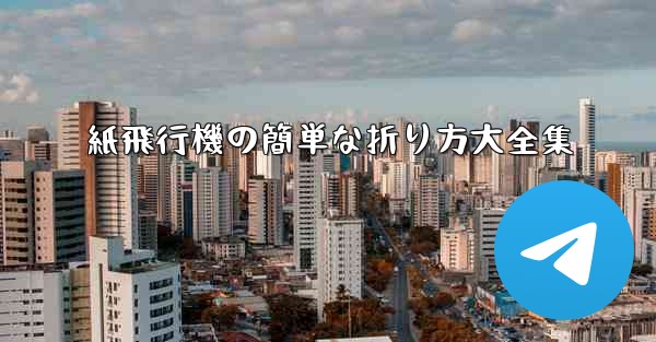 紙飛行機の簡単な折り方大全集
