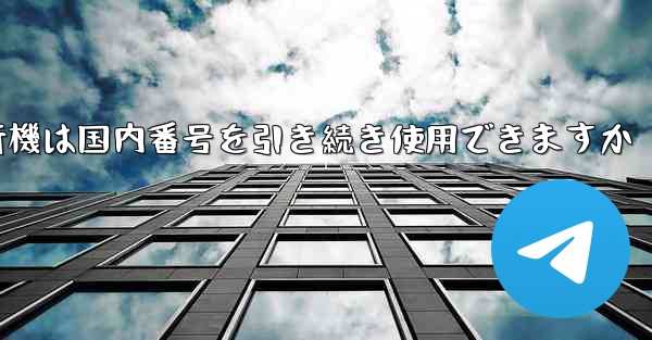 紙飛行機は国内番号を引き続き使用できますか