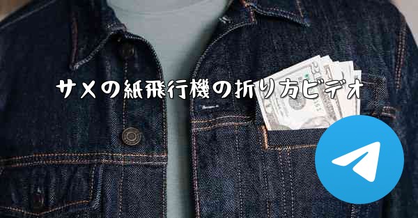 サメの紙飛行機の折り方ビデオ