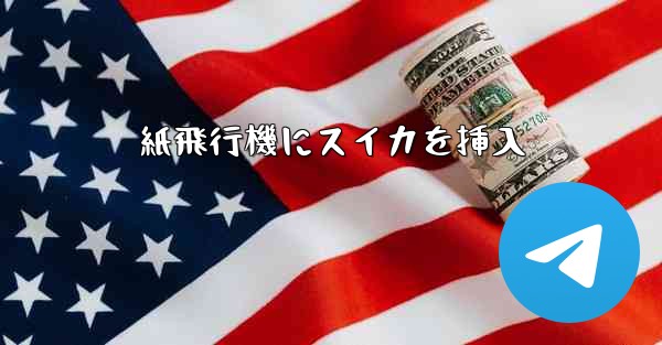 <b>紙飛行機にスイカを挿入</b>