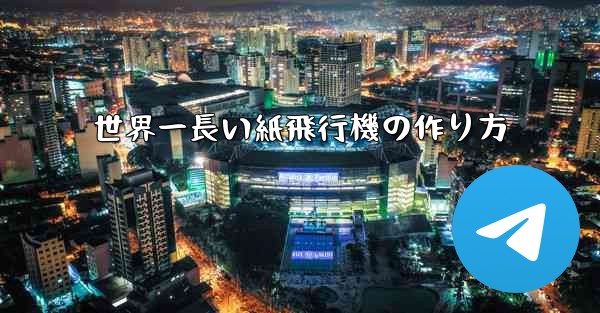 世界一長い紙飛行機の作り方