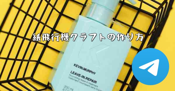 紙飛行機クラフトの作り方